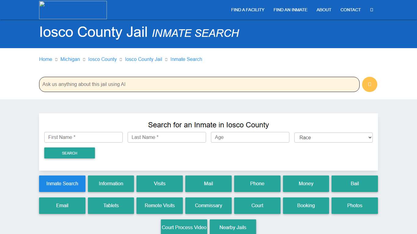 Iosco County Inmate Search & Roster Find Inmates MI
